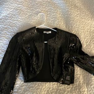 Karla Sequin Bolero Jacket from Express XS